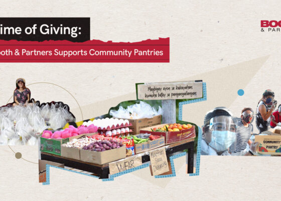 A Time of Giving: Booth & Partners Supports Community Pantries