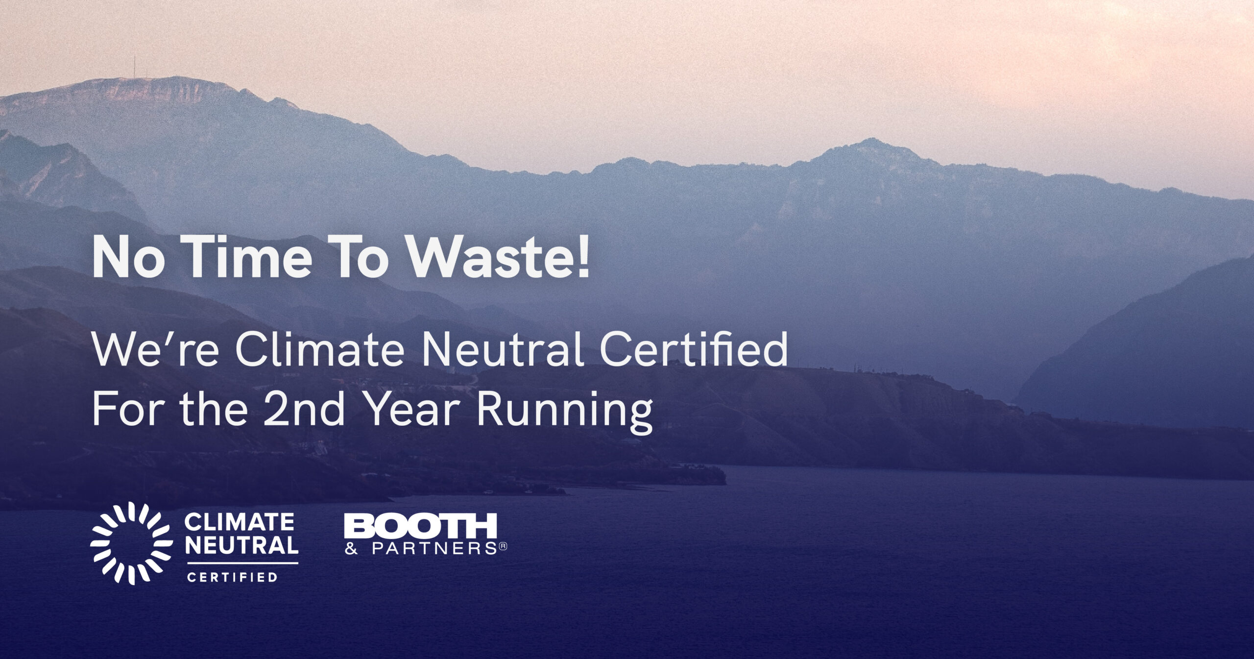 Booth & Partners is Climate Neutral Certified