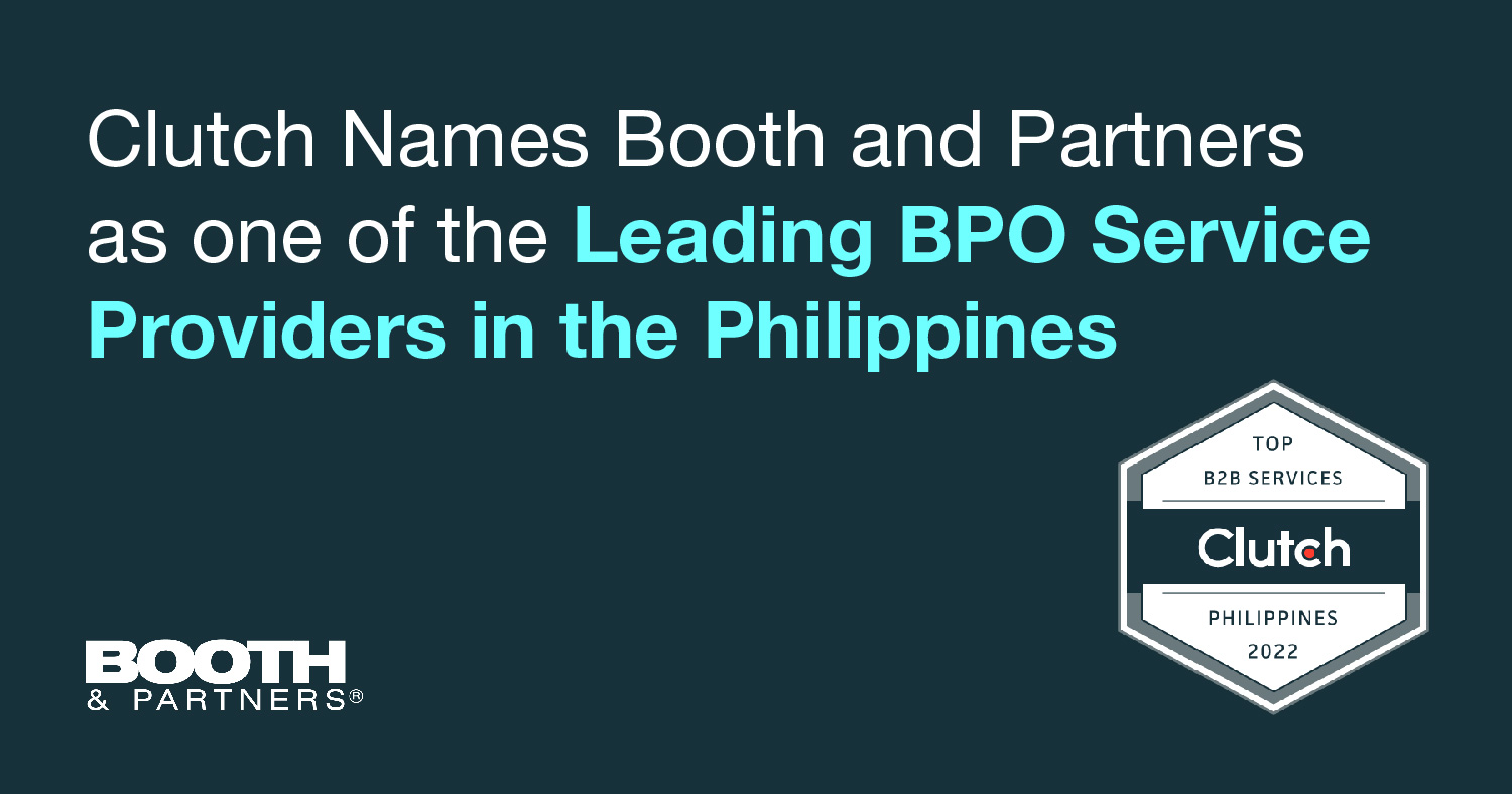 Clutch Names Booth Partners as one of the Leading BPO Service Providers in the Philippines